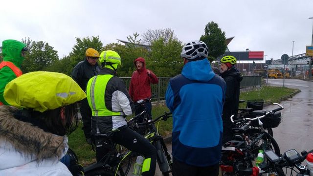 "Grüne Radtour" mit dem grünen Ortsverband und der Gemeinderatsfraktion am 4. Mai 2019